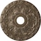 Ekena Millwork Spring Leaf Ceiling Medallion (Canopies up to 5 5/8"), 19 7/8"OD x 3 5/8"ID x 1 1/4"P, Warm Silver CM19SPWSS - alternate 1